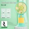 Rechargeable USB Mini Fan: Portable Handheld & Desktop Stand, Ideal Student Gift