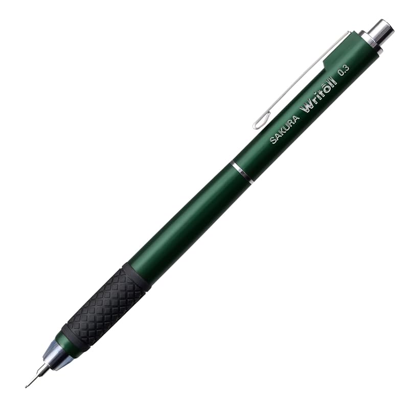 

Sakura Crepas mechanical pencil Lytle 0.3mm dark green NS503W#30