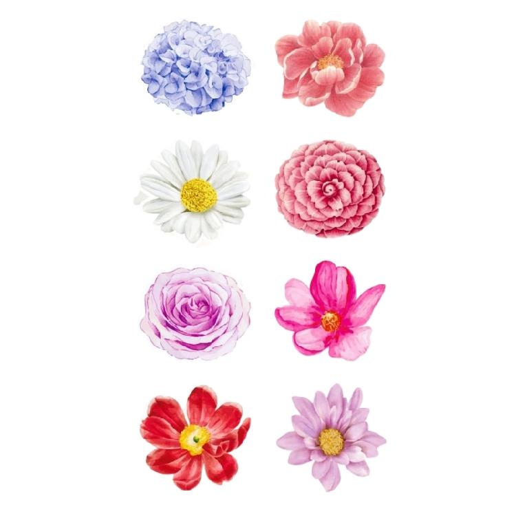 500Pcs Floral Sealing Sticker Wrapping Label for Seal Envelope Invitation Scrapbooking Journal Packaging Home Decoration