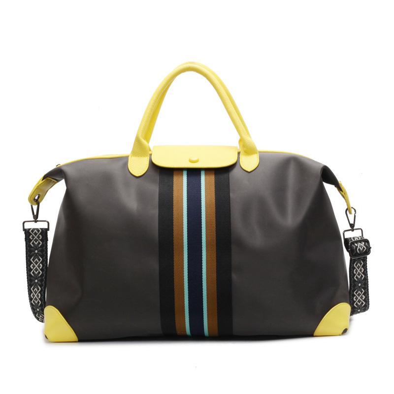 Men's and women's fitness large-capacity ethnic style hand-held travel bag dry and wet separation fashion portable commuter luggage bag