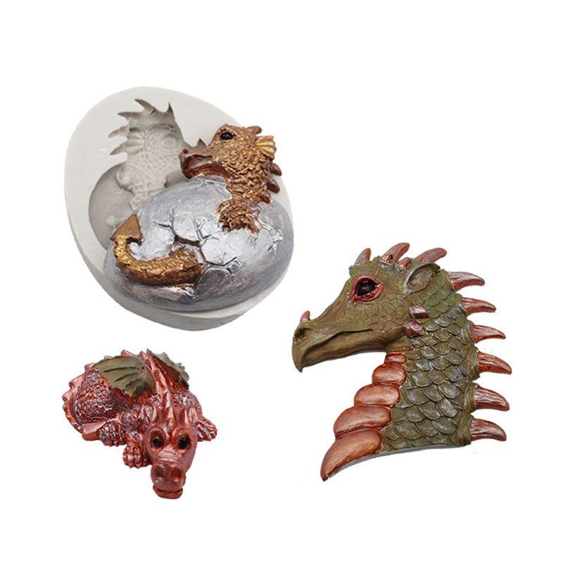 Dinosaur UV Resin Silicone Molds Fondant Chocolate Candy Crystal Clay Bake Tools Dinosaur UV Resin Silicone Molds Fondant Chocolate Candy Crystal Clay Bake Tools