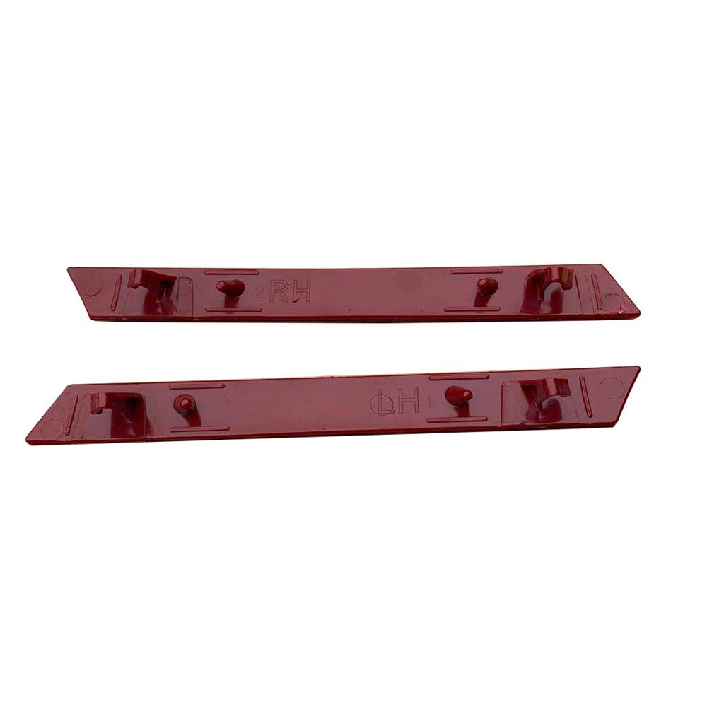 2x Red Rear Bumper Lower Reflector Light Trim For Cadillac XTS 2013-17 #20874085