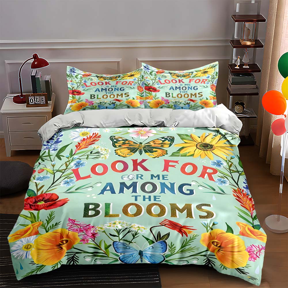 

Floral, butterfly, colorful. Bedding Duvet cover sets Duvet covers Pillowcases gifts (1 * Duvet Cover 2 * Pillowcases, without duvet insert) 135x200cm