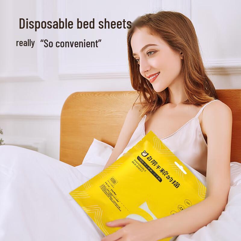 Cat with Dry Food Portable Disposable Travel Bedding