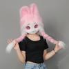 Beast clothing kig rabbit animal head finished product Comic-Con Furui COS plush braided animal head quasi-beast claw beast foot hood