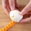 2 Pcs Random Color Fancy Cooked Eggs Cutter Household Boiled Eggs Creative Tools Bento Cut Flower Shaper