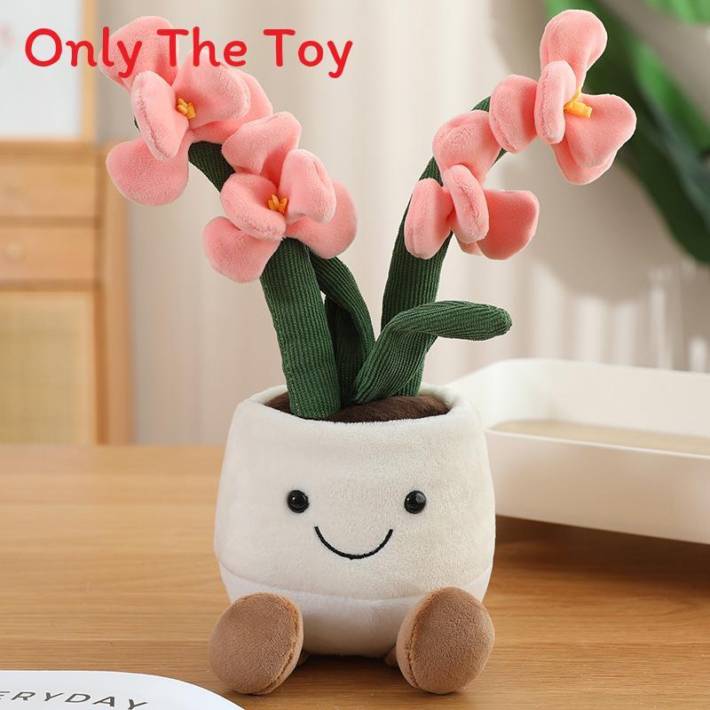 Tulip Plush Toy Home Decor With Pp Cotton For Living Room And Gift Use