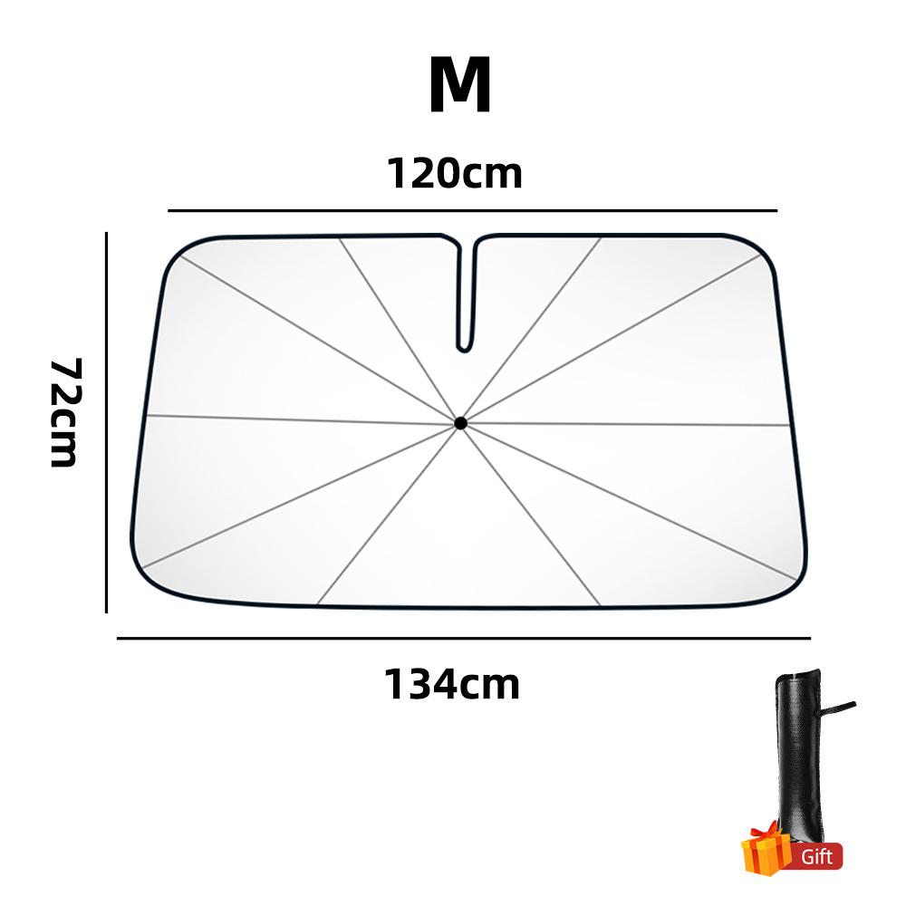 Newest Car Windshield Sunshade Umbrella with 360°Rotation Bendable Handle Front Window Sun Shade UV Protection Heat Insulation