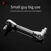 1/4 Inch Drive Double Head Ratchet Wrench Chrome Vanadium Steel Quick Release for Car Maintenance Bicycle Repair Motorcycle Tool