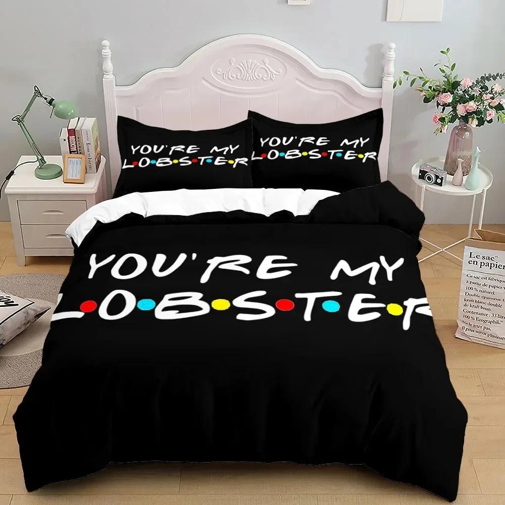Lusso Nuovo Stampa 3D Friends Serie TV Set Biancheria da Letto Copripiumino con Federa Letto Matrimoniale Singolo Matrimoniale Queen Biancheria per la Casa Decorazione
