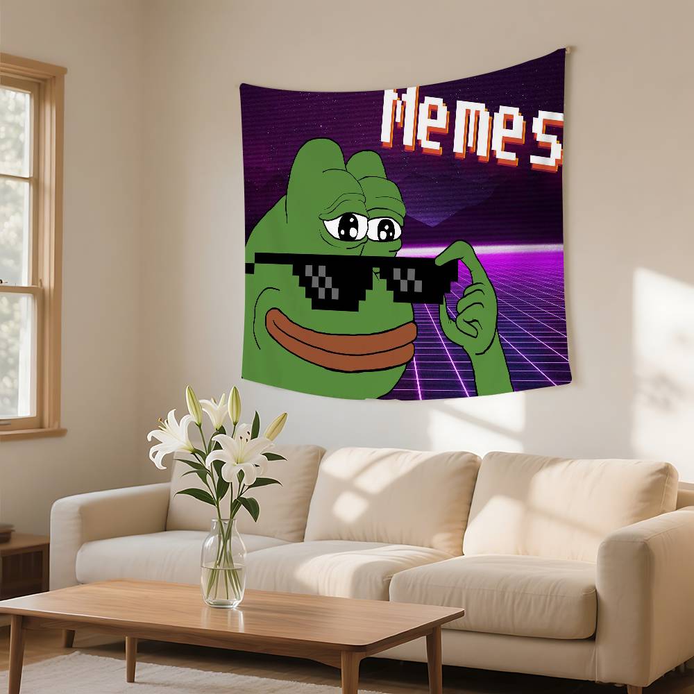 

PPepe The Frog Tapestry Customizable Tapestries Of Various Styleswall Hangings Celebrity Photo Printingwall Hangings 74x94cm(29x37in)