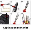 950Pcs 1/1.5/1.8/2.2/2.8/3.5mm Connector Pin Terminals Automotive Pin Connector with Terminals Removal Tool Enduring