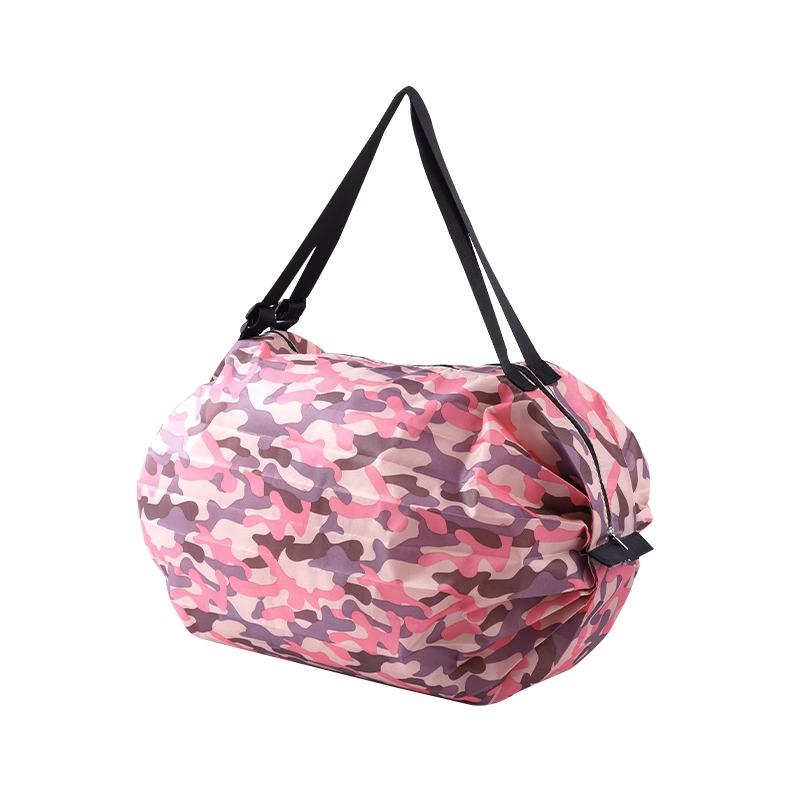 Eco-Friendly Large Foldable Accordion Shoulder Tote for Groceries and Travel