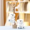 Bear Plush Arctic Backpack Keychain Toy Cute Animal Bag Pendant Decorations