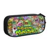 Kawaii My Singing Monsters Pencil Cases for Boy Girl Big Capacity  Pencil Box Stationery