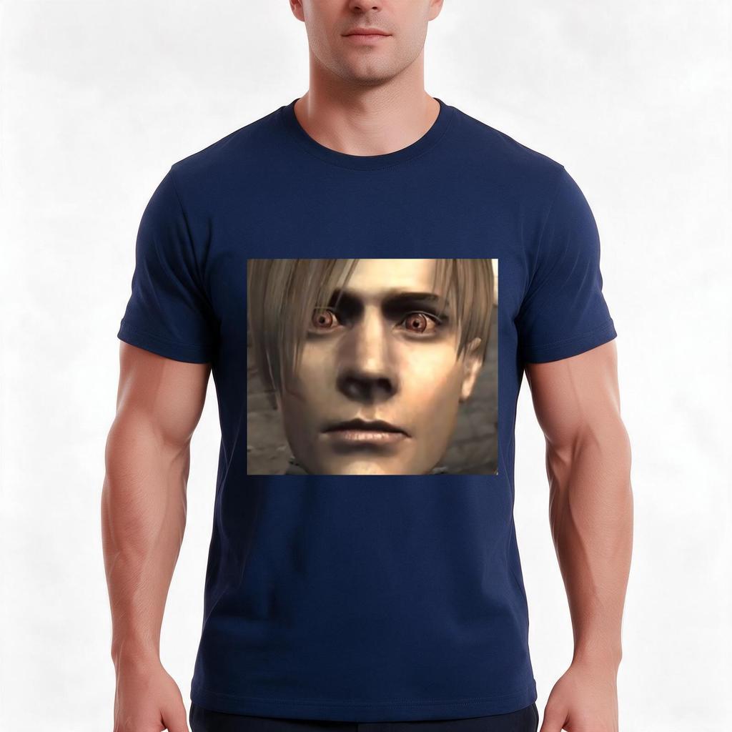 Leon S Kennedy Rounisextic Picture Very Good Tshirt Summer Casual Cotton Tee Oversized Streetwear Tops Vintage Graphic Print