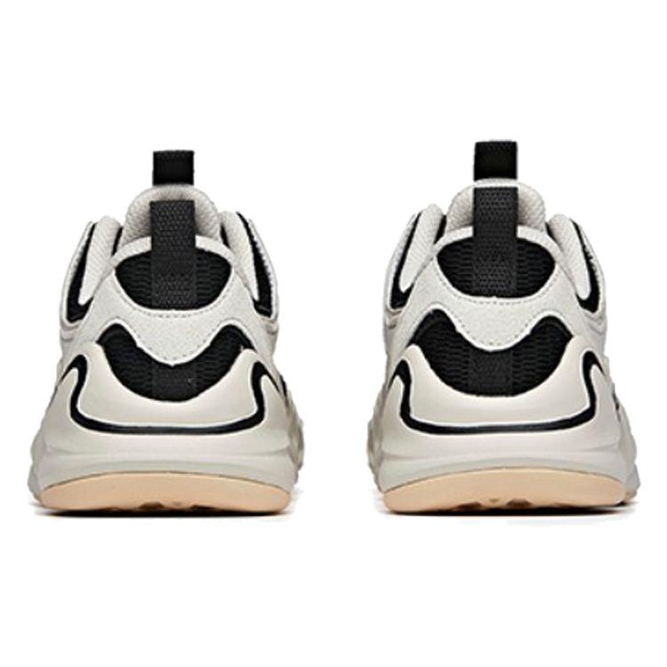 Anta Casual Breathable Low-Top Running Shoes Women Sneaker Black Gray 12918881-5