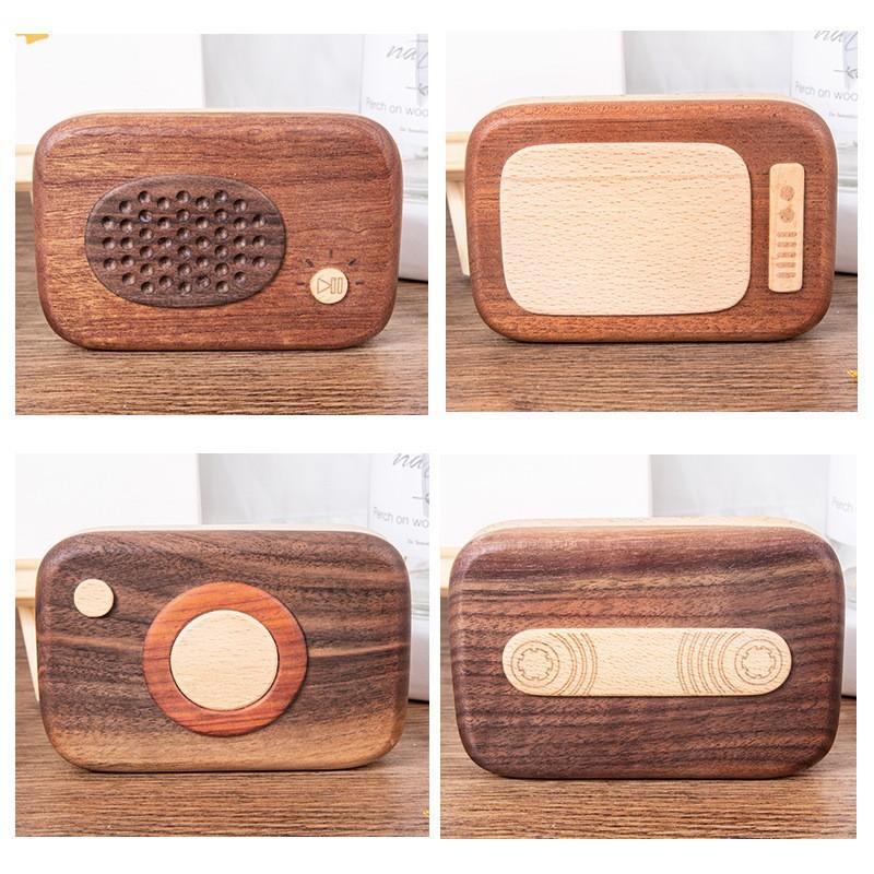 Baby's Beech Cartridge Box Storage Teeth Creative Modeling Commemorative Preservation Wooden Ornaments