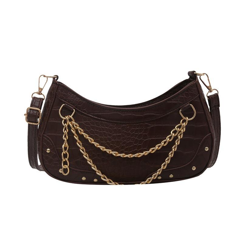 Today's Popular Women's Chain Portable Shoulder Armpit Bag New Versatile Fashion Messenger Bag