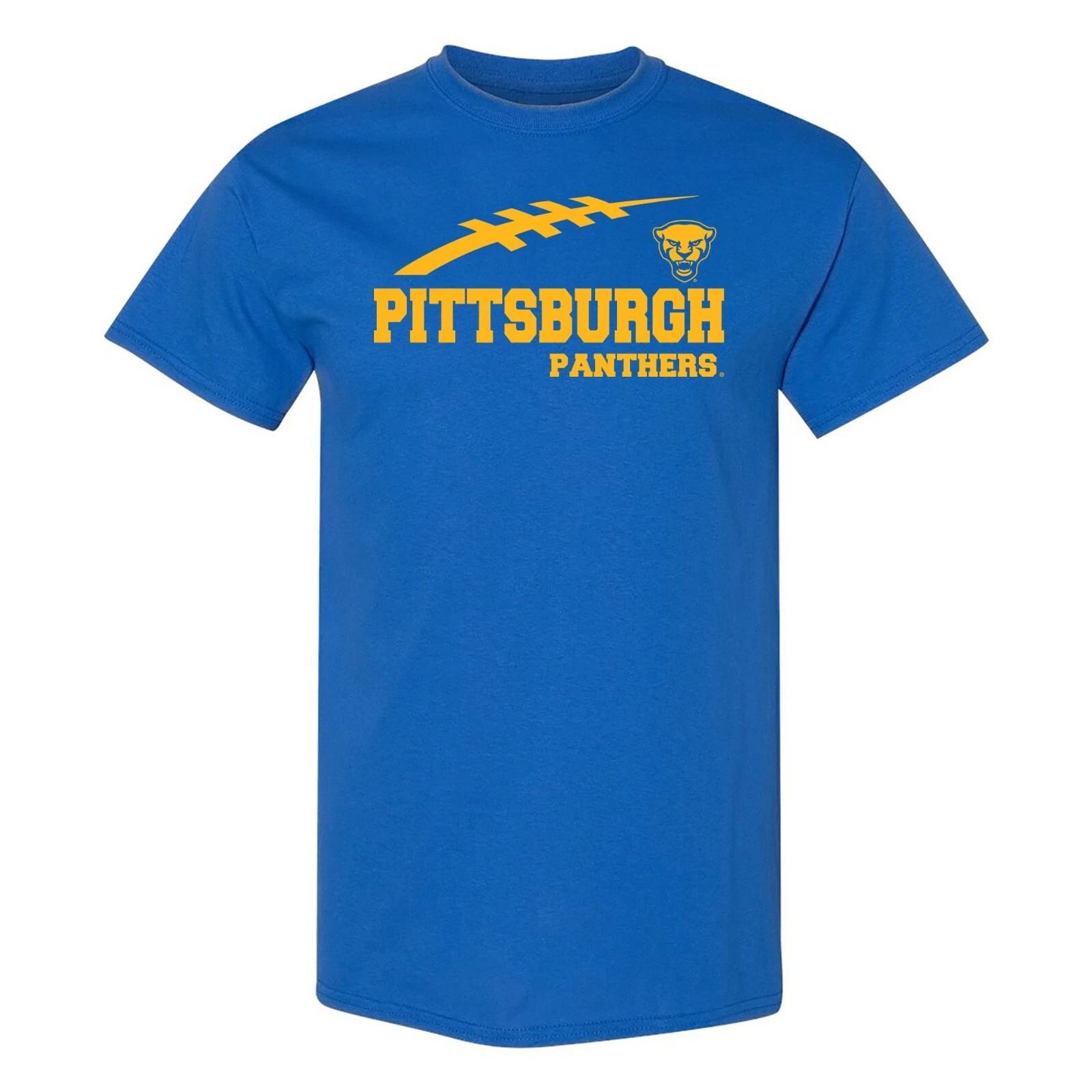 Pittsburgh Panthers Football Horizon T-Shirt - Royal XL