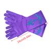 Girls Ice Princess Long Satin Gloves Sequins Print Snow Queen Dress Up Gloves Solid Color Kids Cosplay Performance Glove