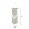 Bohemian Tapestry Hand Woven Farmhouse Chic Tassels Ornaments Macrame Wall Hanging