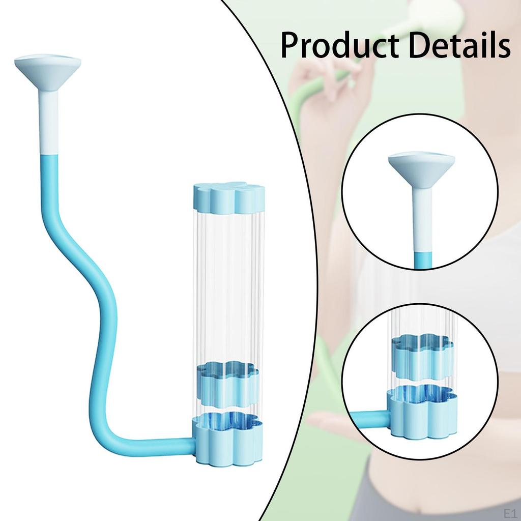 Lungen Atemübungsgerät Erwachsene Kinder Tragbarer Tieftrainer
