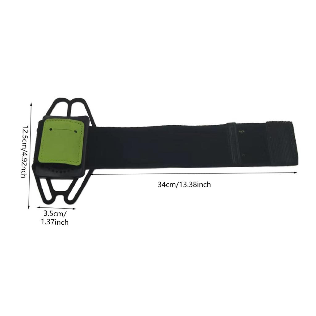 Detachable Sports Armband Phone Holder with 360° Rotation Silicone Design for Running Cycling Hiking