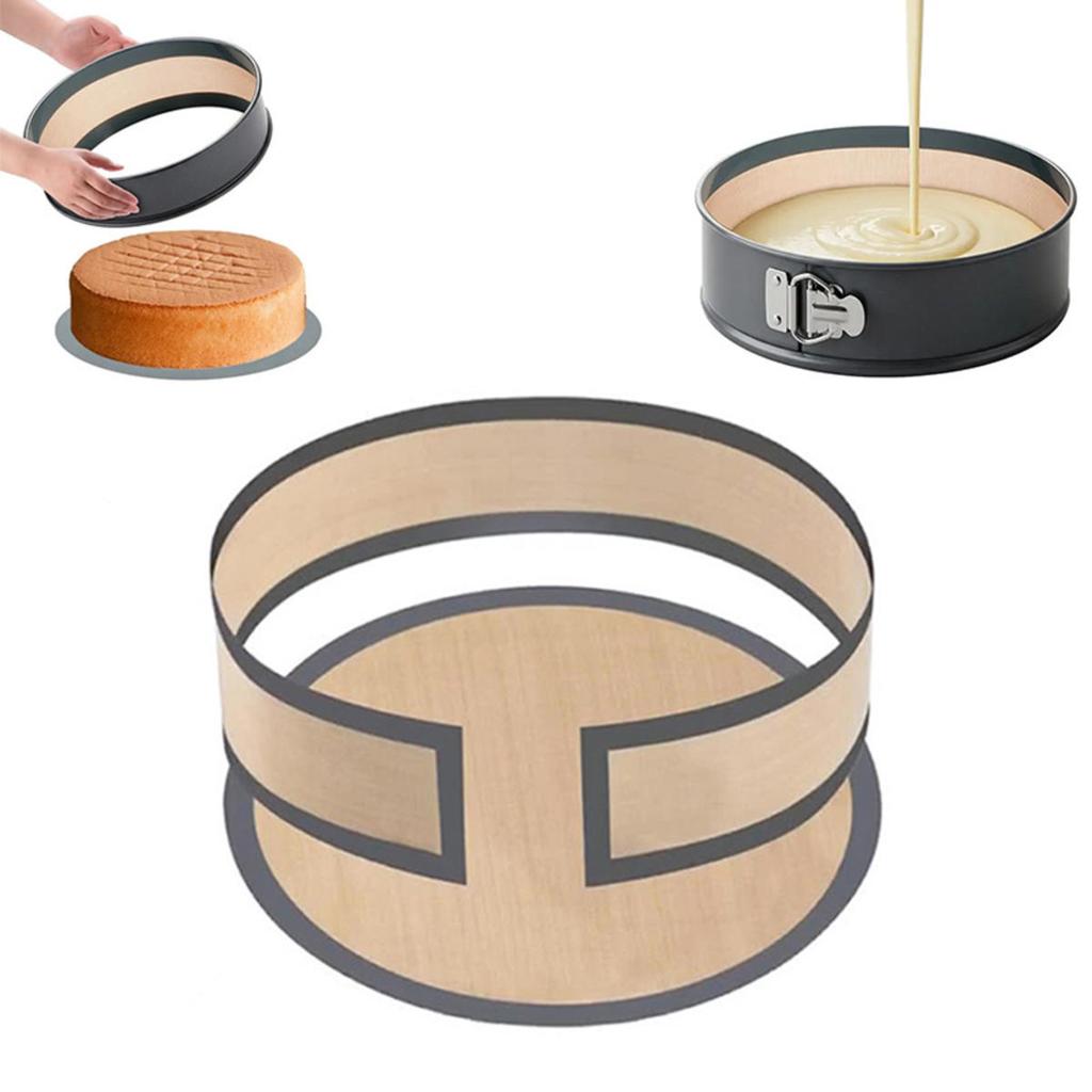 1 Sada Silikonové Pečicí Vložky Opakovaně Použitelná Pečicí Forma Nepřilnavé Potravinářské Silikonové Podložky Žáruvzdorný Talíř na Pečení Chleba pro Pečení Kuchyňské Nářadí