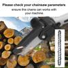 Electric ChainSaws Chains Guide Plate Mini Steel Chainsaw Chain Garden Tools Accessory Blade Replacement Set 4 Inch 6 Inch