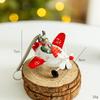 Christmas snowman old man elk plane wrought iron pendant hanging home desktop small ornament Christmas tree pendant