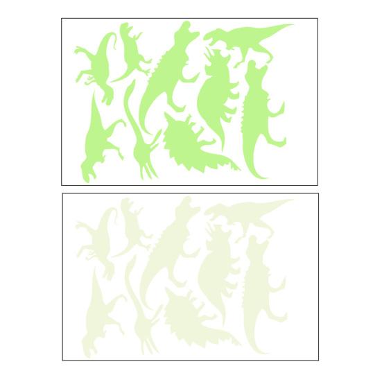 Glowing Wall Stickers Waterproof Self-Adhesive PVC Decals Glow In The Dark Wall Stickers for Bedroom Playroom Nursery Living Room Easy