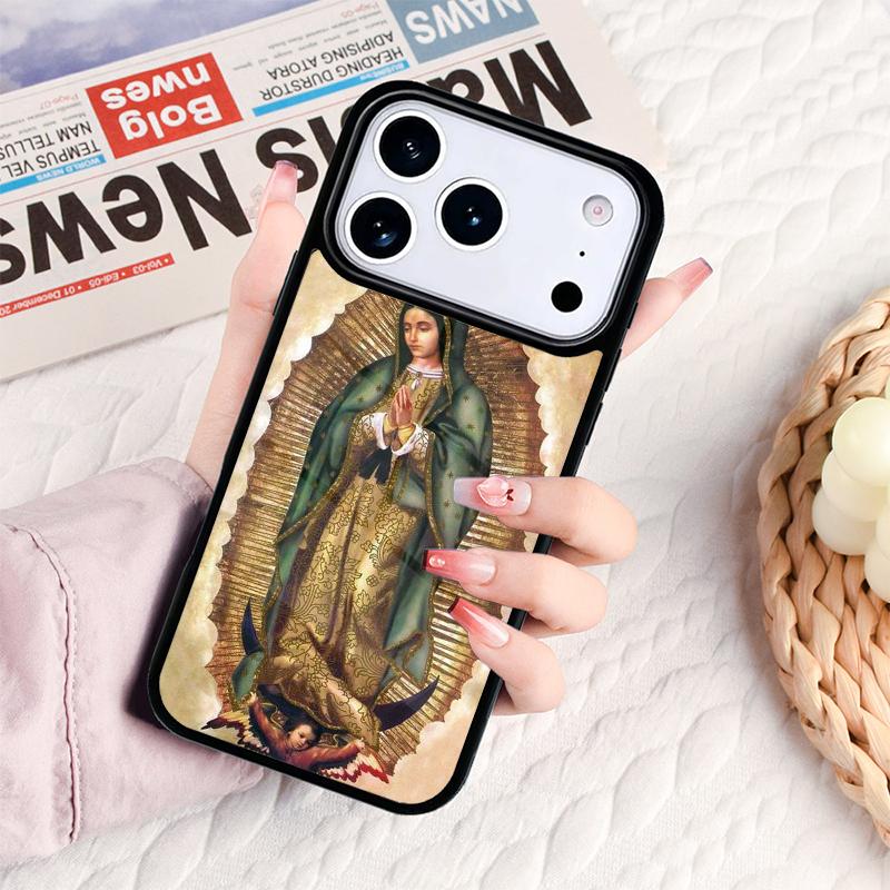 Lady of Roses Guadalupe Phone Case For IPhone 17 16e 15 14 13 12 11 Pro Max Air Mini Soft Protective Cover