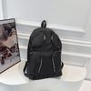 Schoolbagins Wind Japanese Backpack Large Capacity Junior High School Student School Bag Female Tide Simple Travel Backpack