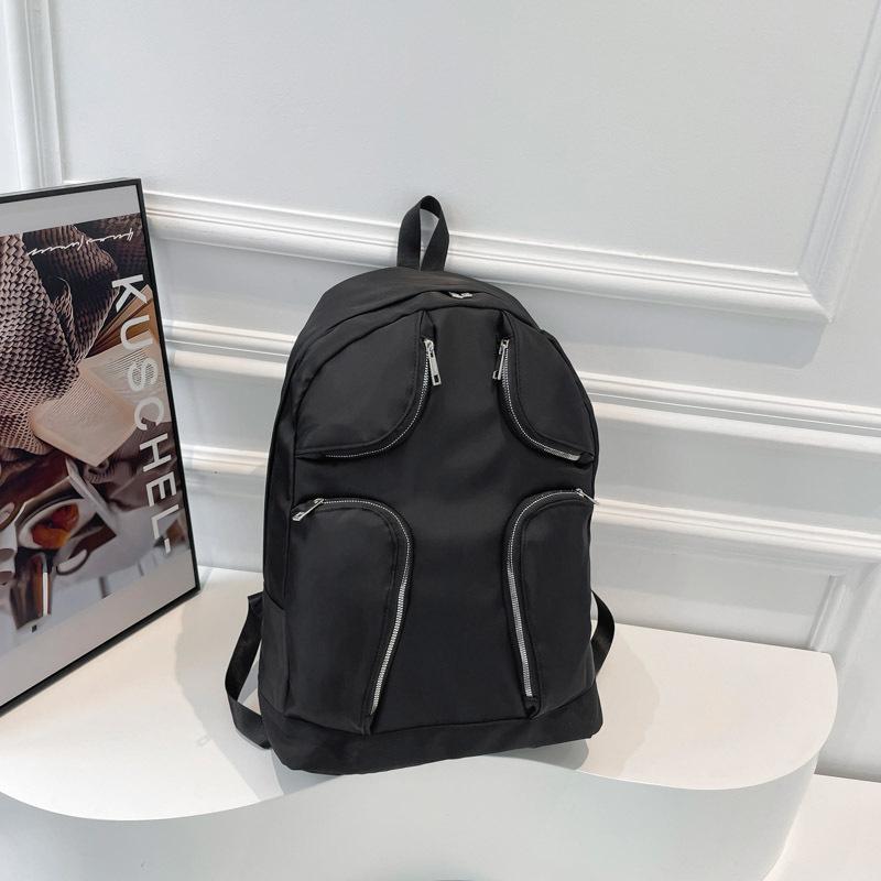Schoolbagins Wind Japanese Backpack Large Capacity Junior High School Student School Bag Female Tide Simple Travel Backpack
