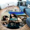 Billie Eilish Custom Name Round Area Rug,Carpet Rug for Living Room Bedroom Sofa Playroom Decor,Non-slip Floor Mat