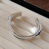 Europe and America Cross Border Wave Cold Wind Open-Ended Bracelet Simple and Exaggerated Stylish Bracelet Accessible Luxury Fancy Bracelet for Women