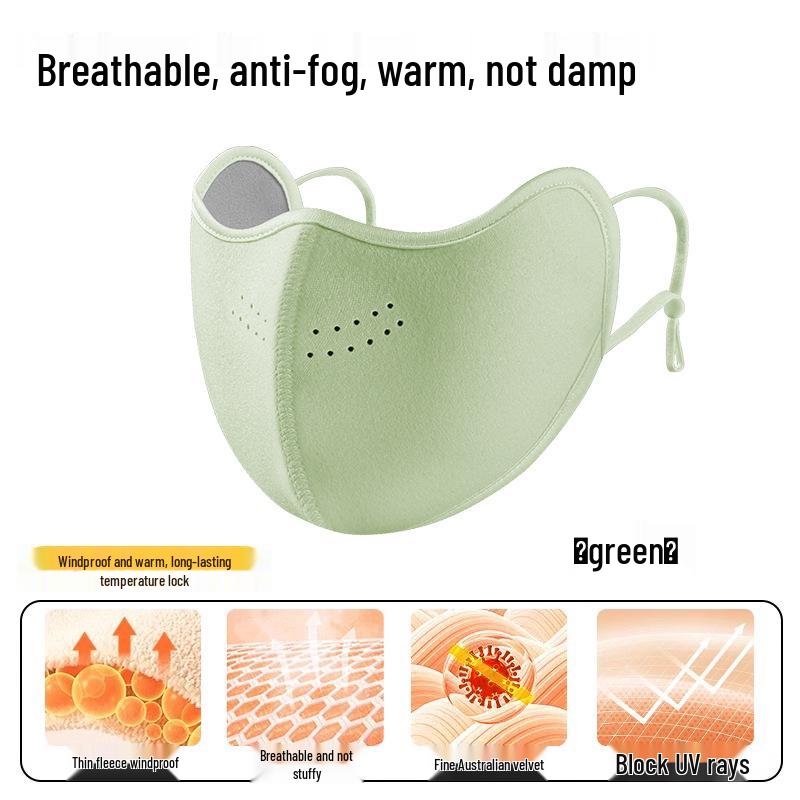 Warm Velvet-Enhanced Windproof Face Mask for Women & Men – Ideal for Cycling & Driving In Autumn and Winter