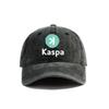 Nueva Gorra de Béisbol Kaspa Crypto Desgastada Genial para Hombre Retro Exterior Verano Ajustable Regalo Papá Gorra de Moneda Kaspa Protección Solar para Exteriores