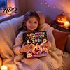 Set di Figure Acriliche Calendario dell'Avvento Fantasma di Halloween, Scatola Conto alla Rovescia di 24 Giorni con Regalo Novità per Bambini, Giocattolo da Collezione Spettrale