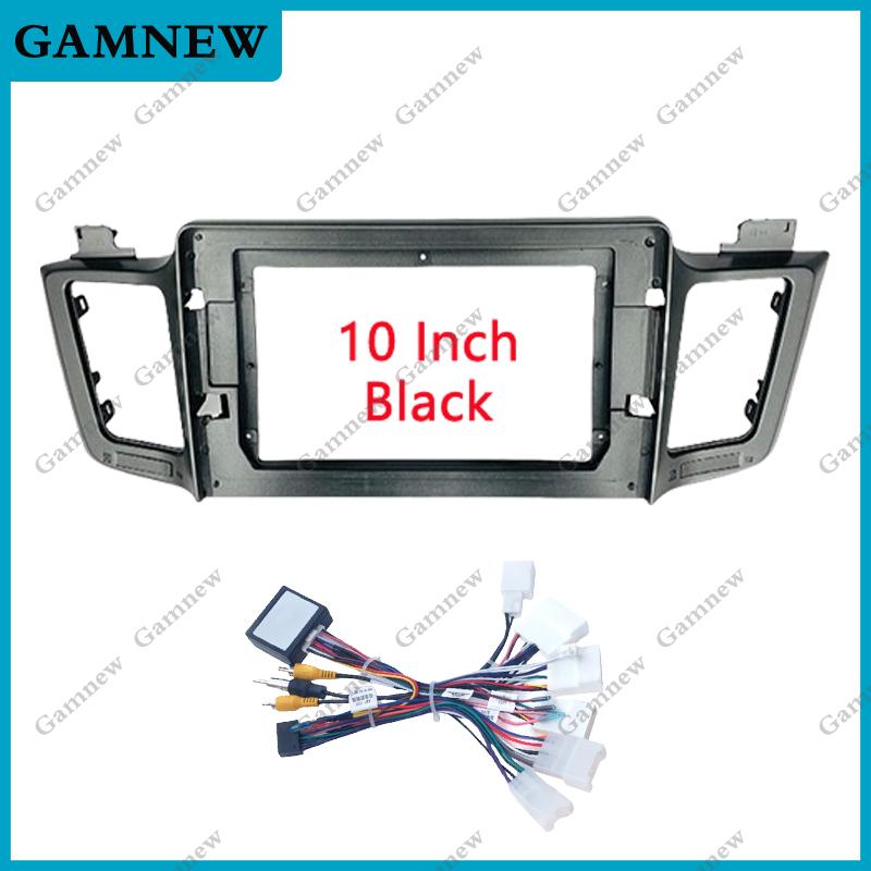 10 Inch Car Radio Fascia Frame Canbus Box Decoder For Toyota Rav4 2013-2018 LHD Android Radio Dashboard Fitting Panel Kit