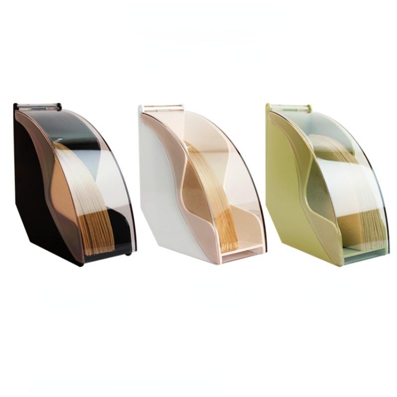 Plastic Dust-proof Filter Paper Box Filter Paper Holder Coffee V60 Filter Paper Fan-shaped Filter Paper Dust-proof Storage Box чёрный