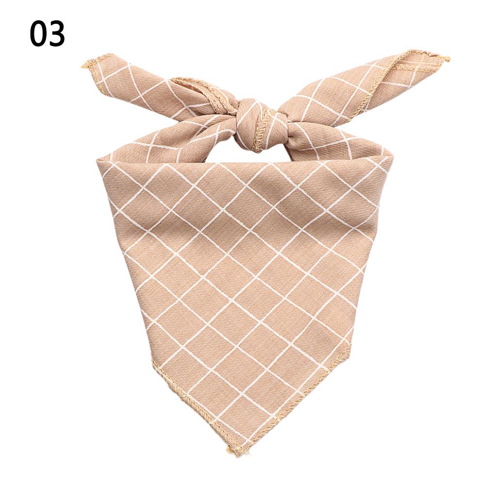 Potřeby Trojúhelníkový šátek Nákrčník Kostkované tečky Šátek Kočka Neck Šátek Šátek pro psa Šátek pro psa Obojky
