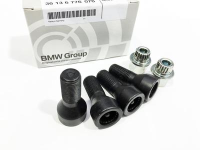 BMW Genuine Lock Bolt 36136776076 M14x1.25mm 60° Taper Lower Neck 27mm F20 F30 F10