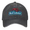 New Retro Red Lobster Restaurant Logo Baseball Cap Black Anime Unisex Hat Luxury Unisex Cap Womens Beach Outlet Unisexs