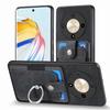D2 For Honor X9b 5G/Magic6 Lite 5G Case Card Slots Retro PU Leather+TPU Kickstand Cover