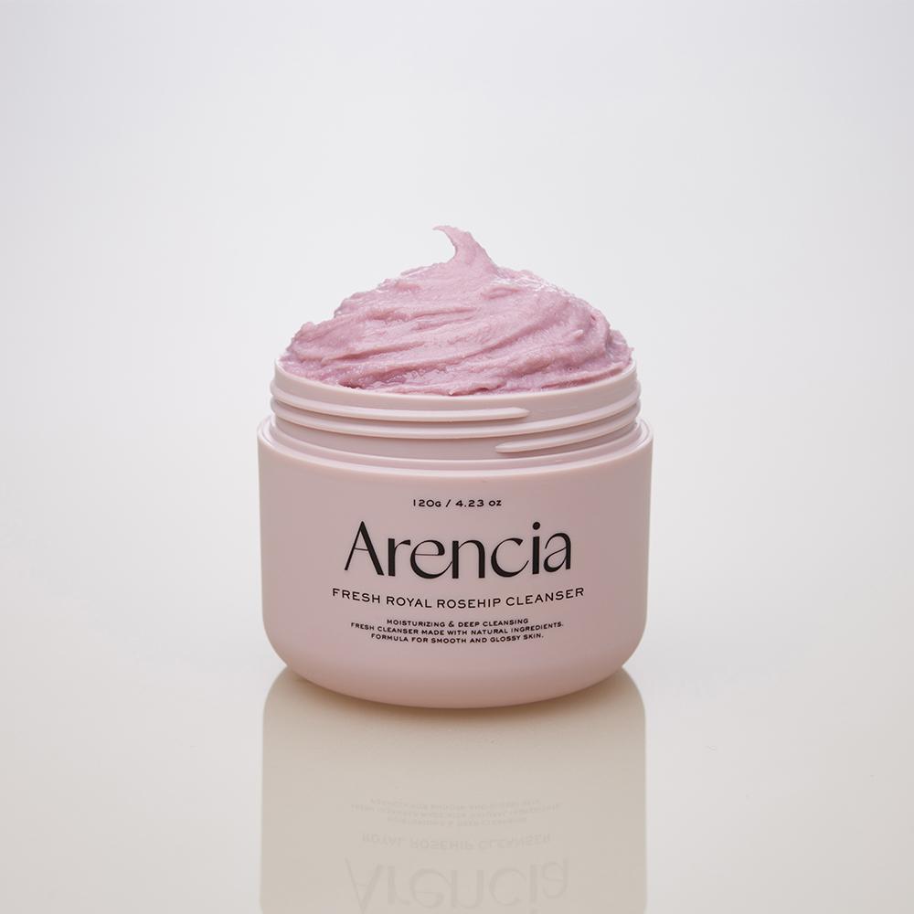 Arencia Fresh Royal Rosehip Rice Mochi Cleanser 120ml - Cleansing Rose Fresh, Korean 120ml