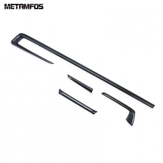 Accessories For Mazda CX-30 CX30     2024 Carbon Fiber Interior Center Console Dashboard Panel Strip Cover Trim