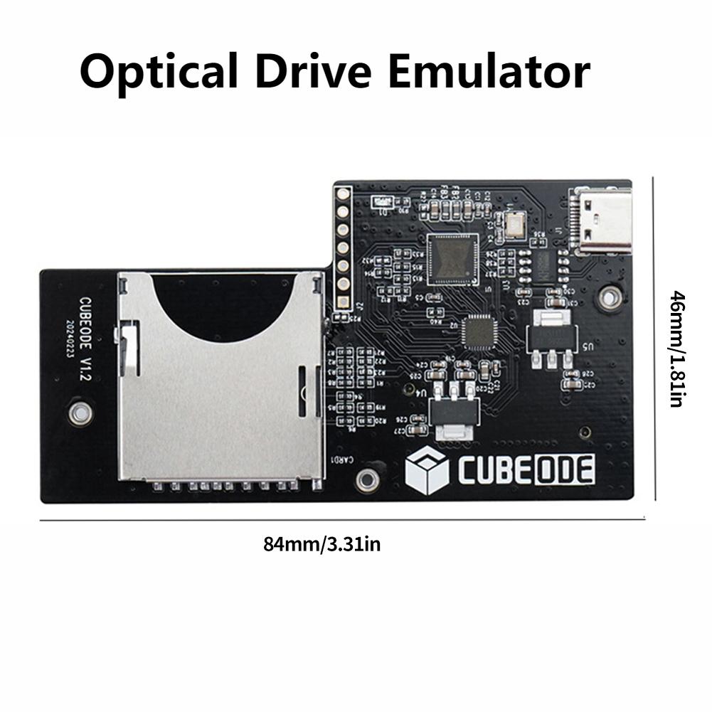 CUBEODE V1.2 Optical Drive Emulator Upgraded Plug and Play GC Loder No SD2SP2/SDGecko Required for NGC GameCube DOL-001&DOL-101