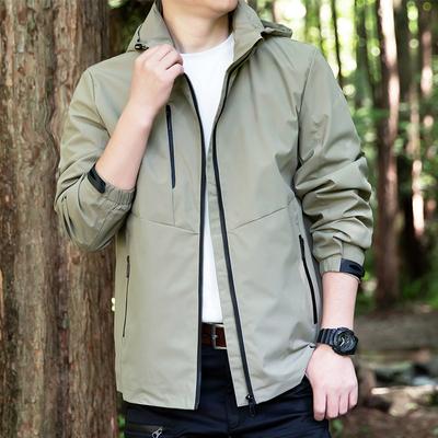 Casual Jacket Men's Spring and Autumn Jacket Waterproof and Windproof Loose Trend Jacket Tooling Jacket